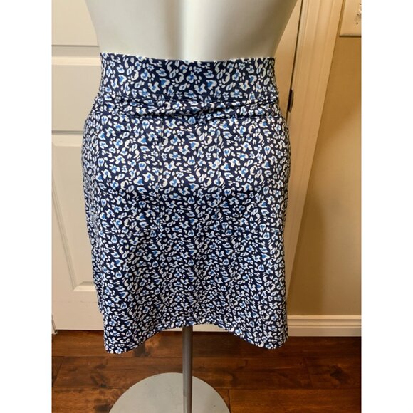 Belyn Key Navy Blue & White Animal Print Golf Skort, Size S, NWT! $108 - Picture 6 of 7